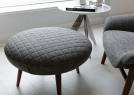 Runder Design Hocker Hanna Nach Mass 