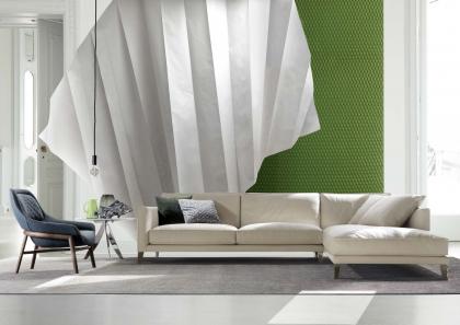 MODULARES ECK-LEDERSOFA TIME BREAK