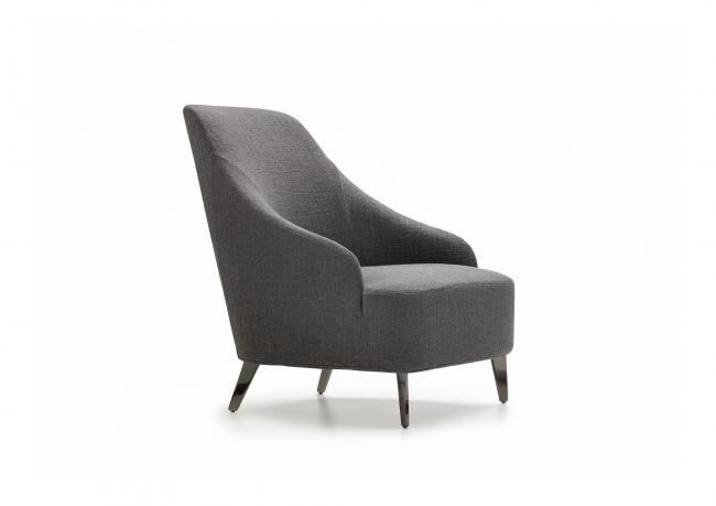 Moderne Sessel aus Stoff Emilia Schnelle Lieferung - BertO Prima