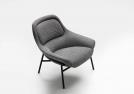Moderner Sessel für Schlafzimmer mit Rückenkissen Polsterung aus Polyurethanschaum - BertO Prima