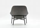 Der moderne Sessel Hanna für schlafzimmer mit einer Sitzhöhe von 40 cm - BertO Prima