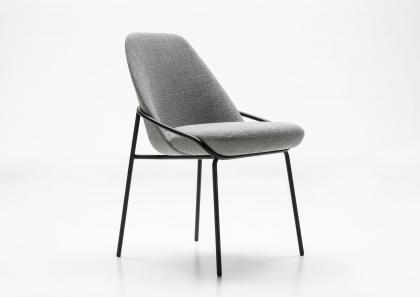 Design Stuhl Jackie ohne Armlehnen  handgefertigt von hand - BertO Salotti